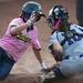 Michigan center fielder Lyndsay Doyle slides into home plate and is called out in the game against Northwestern on Friday, May 3. Daniel Brenner I AnnArbor.com